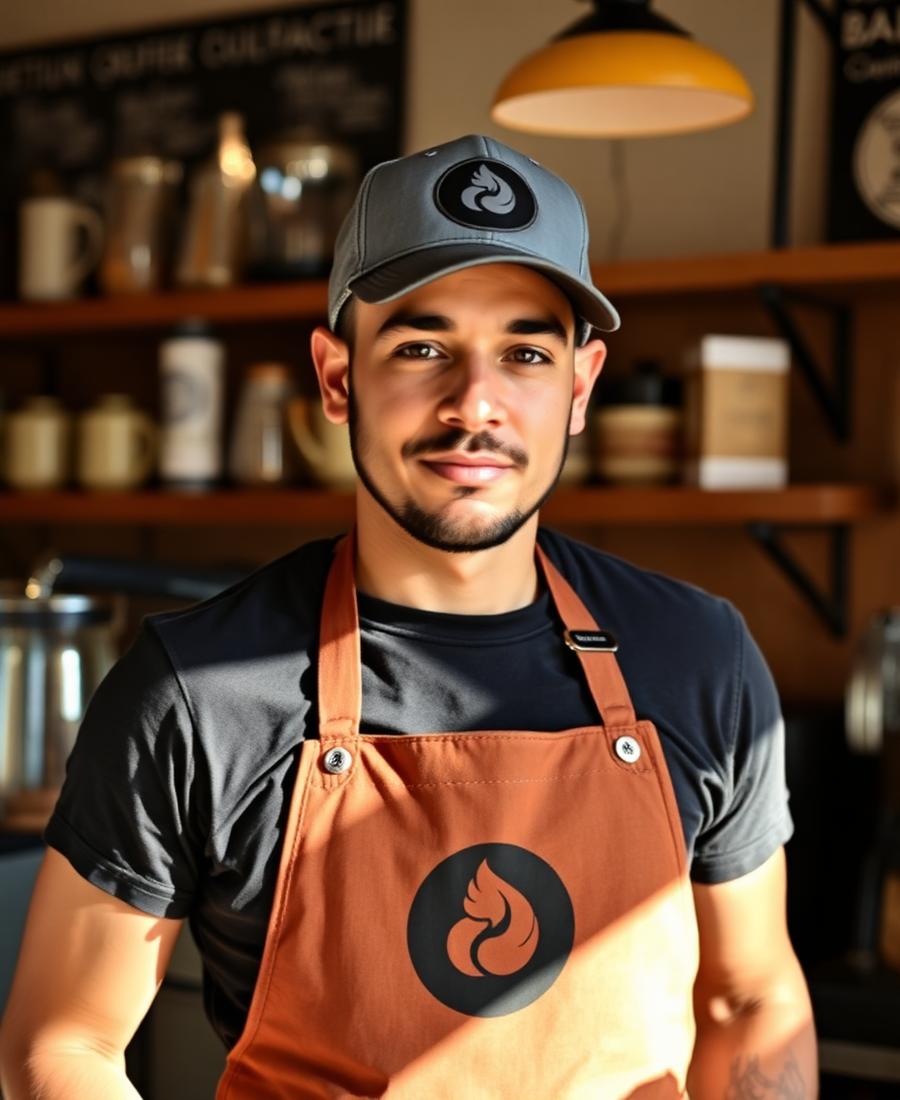 Merch entregado a café orilla